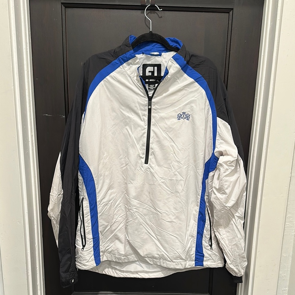 FootJoy Black and Blue Windbreaker Jacket